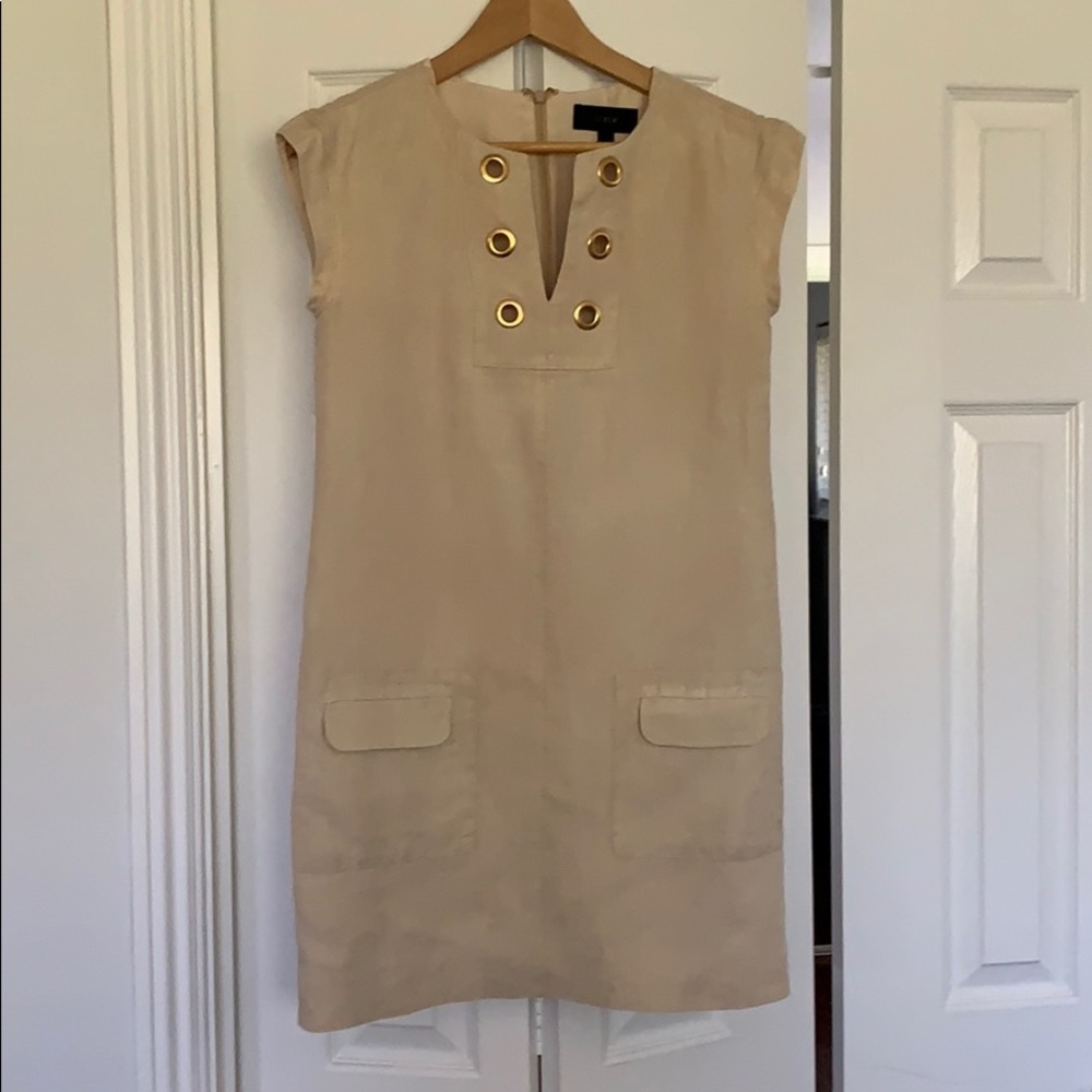 Linen shift style dress